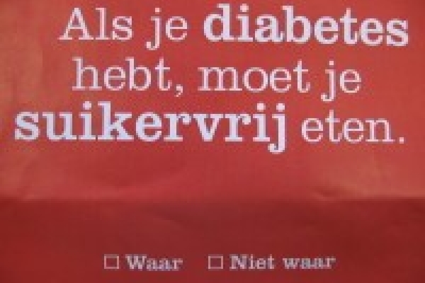 Pretest campagne Diabetes Fonds